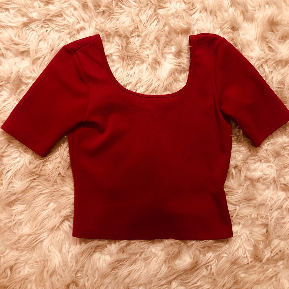 About a girl maroon top😌😉